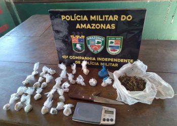 Polícia Militar prende homem com entorpecentes em Maués