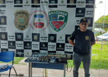 Polícia Civil de Uarini no Amazonas prende homem em flagrante por tráfico de drogas