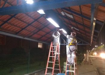 Intervenção da Prefeitura de Manaus reforça iluminação em paradas de ônibus