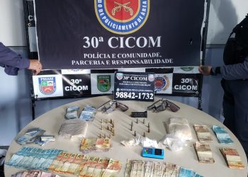 Na zona leste, PMAM detém três proprietários de bares e lanchonete por associação ao tráfico de drogas