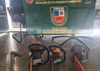 Polícia Militar detém cinco homens por crime ambiental, em ações em Manaus e Iranduba