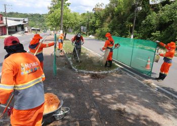 Prefeitura intensifica ações de limpeza nas principais avenidas de Manaus