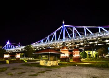 Prefeito David Almeida anuncia nova decoração e reforço na segurança da ponte Benjamin Constant