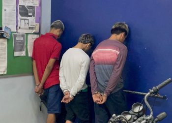 Trio é preso com Armas e um Carro roubado no bairro da Compensa, em Manaus