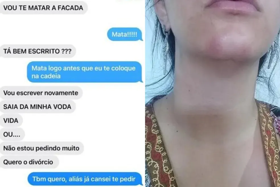 Homem acusado de Estuprar ex-esposa grava vídeo ameaçando esfaqueá-la