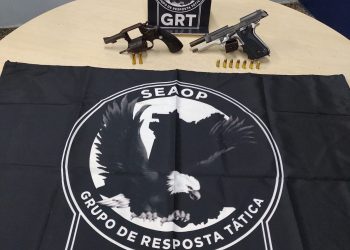 SSP-AM prende homem em posse de arma de fogo e porções de entorpecentes no bairro Santo Antônio