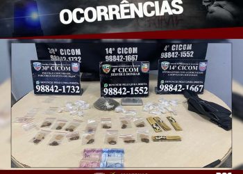 Polícia Militar prende mulher por tráfico de drogas em tentativa de fuga