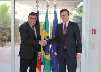 Wilson Lima busca parceria com governo alemão e BID para implantação de Escolas da Floresta