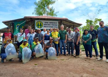 Governo do Amazonas entrega 73 mil alevinos para piscicultores de Careiro