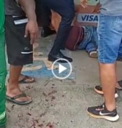 Vulgo ‘Baleia’ leva um ‘coro’ da população depois de ter roubado uma senhora em Itacoatiara