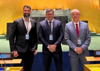Único governador na ONU, Wilson quer apoio para conter poluição em rios
