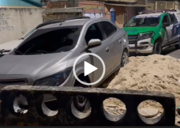 VÍDEOS: perseguição termina em tiroteio e com criminoso atingido em Manaus