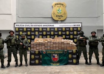 PMAM apreende 730 quilos de cocaína, na AM-010