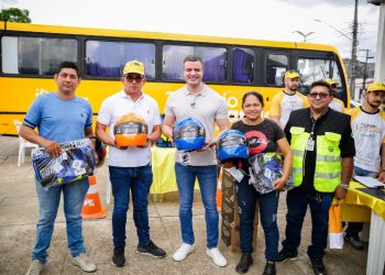 Detran Amazonas promove série de ações em Iranduba em alusão ao “Movimento Maio Amarelo”