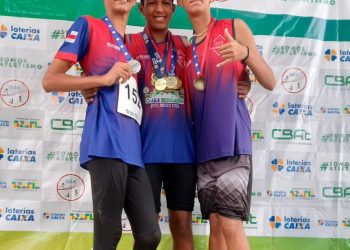 Estudantes da capital e do interior vencem Campeonato Amazonense Loterias Caixa de Atletismo