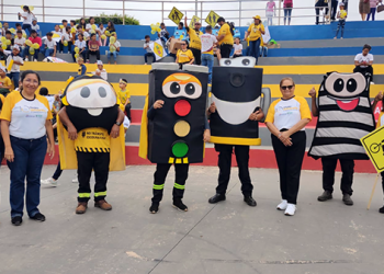 Detran Amazonas participa de ação alusiva ao ‘Maio Amarelo’ em Presidente Figueiredo