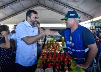 Wilson Lima amplia para 57 feiras de Produtos Regionais da ADS ao inaugurar unidade na Arena Amadeu Teixeira