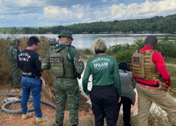 Ipaam atende ocorrência de tombamento de carreta que transportava combustível na Transamazônica