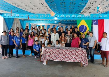 Agentes do Padeam 2 realizam visita técnica na Escola Estadual Samsung Amazonas, na comunidade Três Unidos