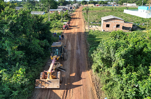 Governo do Amazonas está revitalizando o sistema viário de Boa Vista do Ramos