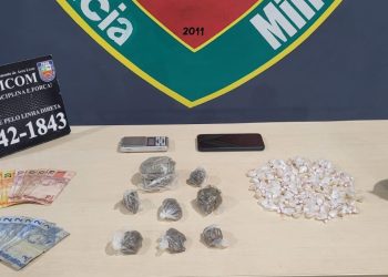 Operação Águia: PMAM prende em flagrante três homens pelos crimes de tráfico de drogas e associação ao tráfico na zona Leste