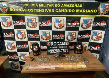 Operação Hórus: Arma, munições e drogas são apreendidas em Tabatinga