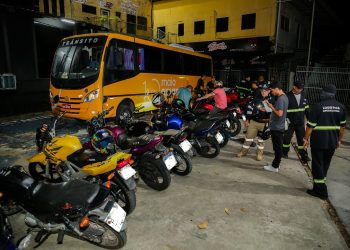 Com apoio da SSP-AM, via Sistema Paredão, Detran Amazonas autua mais de 500 motocicletas participantes de ‘rolezinhos’
