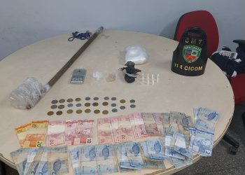 Polícia Militar do Amazonas prende três pessoas por tráfico de drogas na zona leste