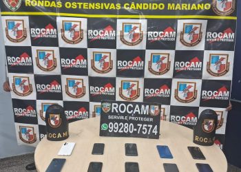 PMAM recupera 11 aparelhos celulares em ação na zona centro-oeste