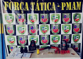 Operação Impacto: Em Barreirinha, dois homens foram presos por tráfico de drogas e porte ilegal de arma de fogo