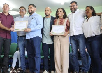 Em Apuí, Wilson Lima inaugura núcleo da UEA, entrega investimentos para setor primário e vistoria obras