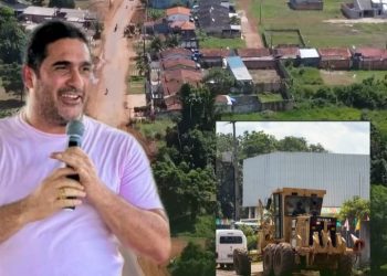 Deputado Cristiano D’Angelo comemora a retomada das obras da Rodovia Washington Régis que liga Manacapuru a Novo Airão