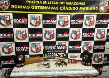Coari Mais Segura: Polícia Militar do Amazonas prende cinco pessoas e apreende armas e munições