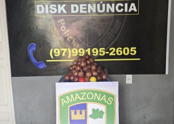 Em Santo Antônio de Içá, Polícia Militar do Amazonas apreende 16 kg de drogas escondidas em formato de cebolas