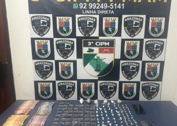 Em ações no interior, Polícia Militar do Amazonas prende dois homens por envolvimento com o tráfico de drogas