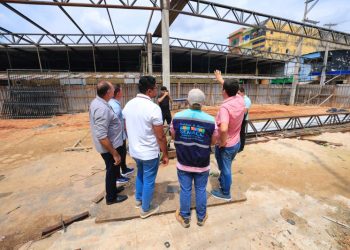Prefeitura constrói praça de alimentação na feira Manaus Moderna para atrair clientes e oferecer melhores condições aos permissionários