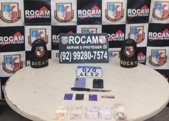 Polícia Militar do Amazonas prende dupla que cometia série de roubos na zona leste