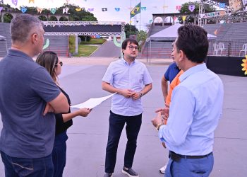Prefeitura de Manaus realiza visita técnica no Centro Cultural dos Povos da Amazônia e confirma abertura do Festival Folclórico para o dia 31 de maio