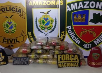 Base Arpão 3: Cadela policial localiza 26 quilos de drogas em banheiro de embarcação