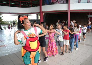 Festival de Férias tem início com atividades lúdicas e culturais para crianças em Manaus