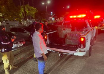 Fiscalização do Detran-AM auxilia PC-AM na apreensão 580 tabletes de entorpecentes durante ação na zona centro-oeste