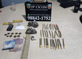 Polícia Militar do Amazonas recaptura quatro foragidos da Justiça e apreende drogas e arma de fogo em Manaus