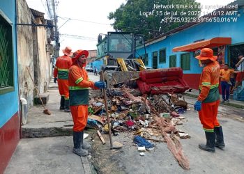 Força-tarefa da prefeitura elimina mais de 1,2 mil lixeiras irregulares em Manaus no primeiro mês de atuação