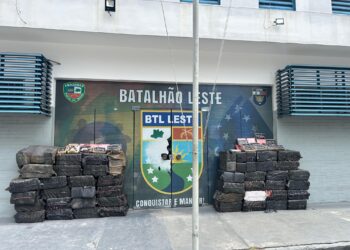Polícia Militar do Amazonas apreende 1,1 tonelada de entorpecente e prende três homens