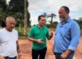 Donmarques Mendonça acompanha visita Técnica do Engenheiro encarregado da ETAN para realização de reparos nas ruas da Vila do Engenho, em Itacoatiara