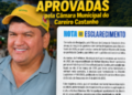 Nathan Macena esclarece através de Nota, que a Prestação de Contas de sua Administração foram Aprovadas por Unanimidade pela Câmara Municipal do Careiro Castanho